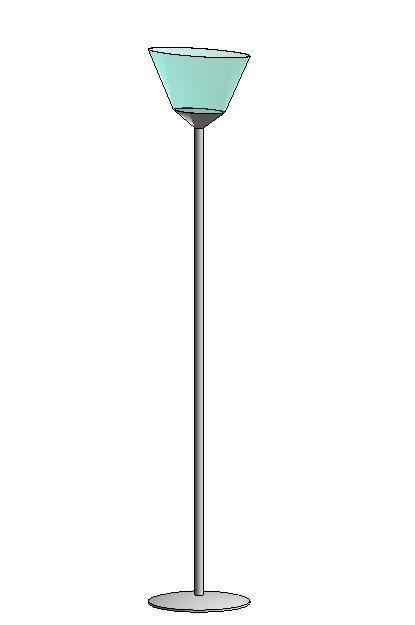 Elliptical Design Floor Lamp