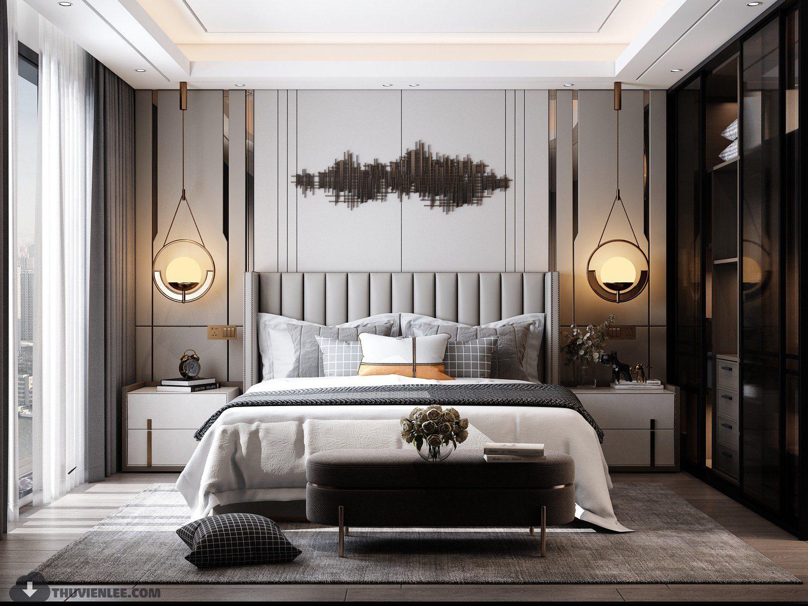 Bedroom Interior — preview 1 (3dzip)