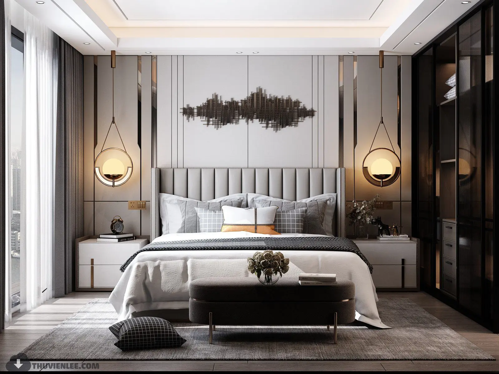 Bedroom Interior — preview 1 (3dzip)
