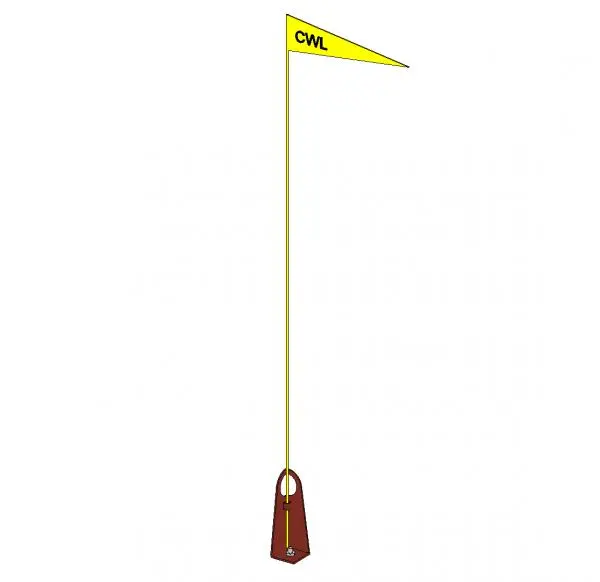 Roof safety single anchor point