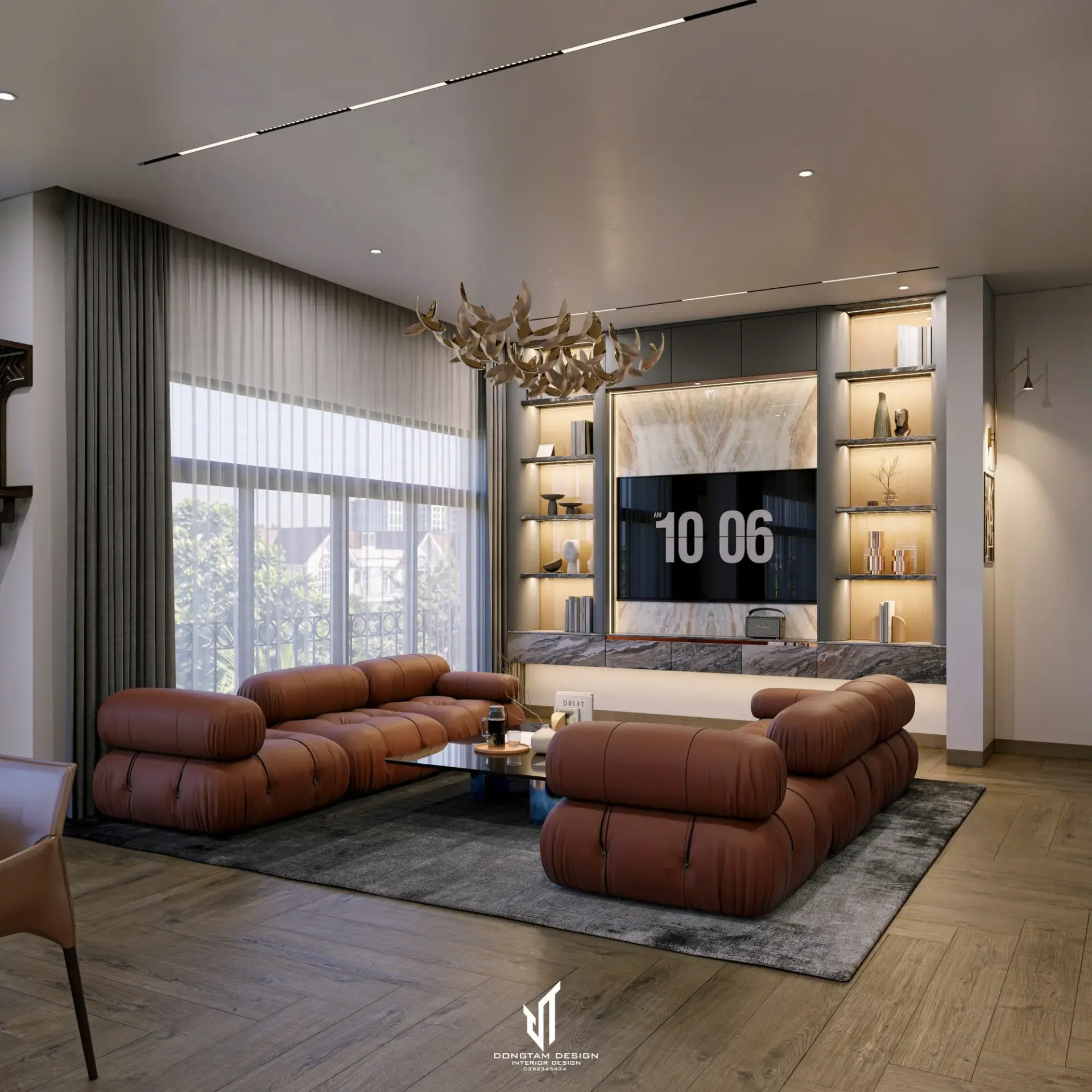 Living Room – Kitchen Interior