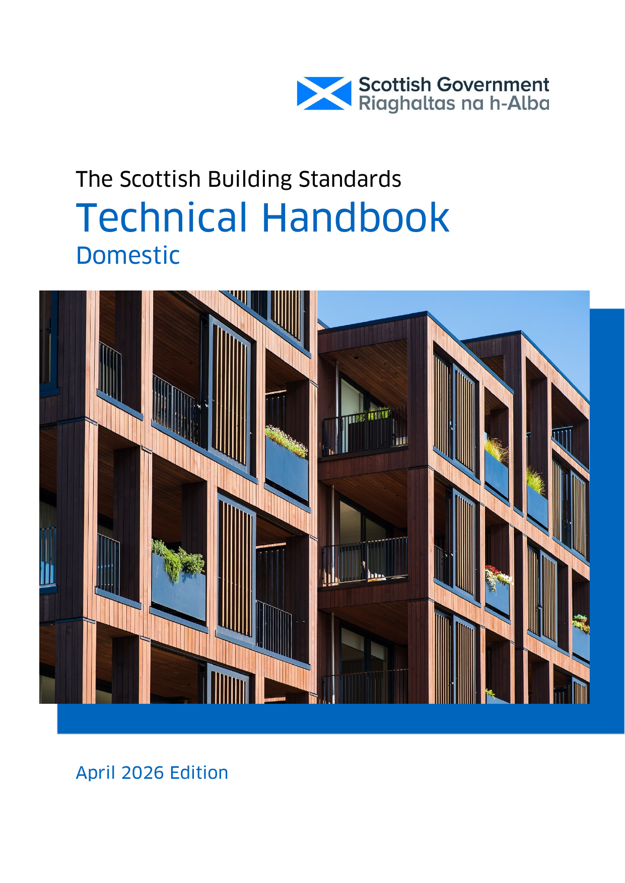 Scottish Building Standards Technical Handbook — Domestic (April 2026)