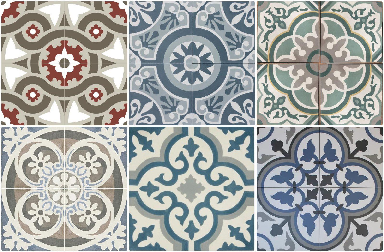 Decorative Cement Tiles for Homes, Cafés, and Hotels – Free Texture