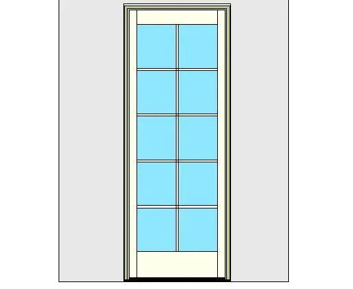 Kolbe Ultra Series Inswing Entrance Sidelite 1-Wide Handicap Sill Units — preview 1, by Kolbe (RevitCity, CC0)