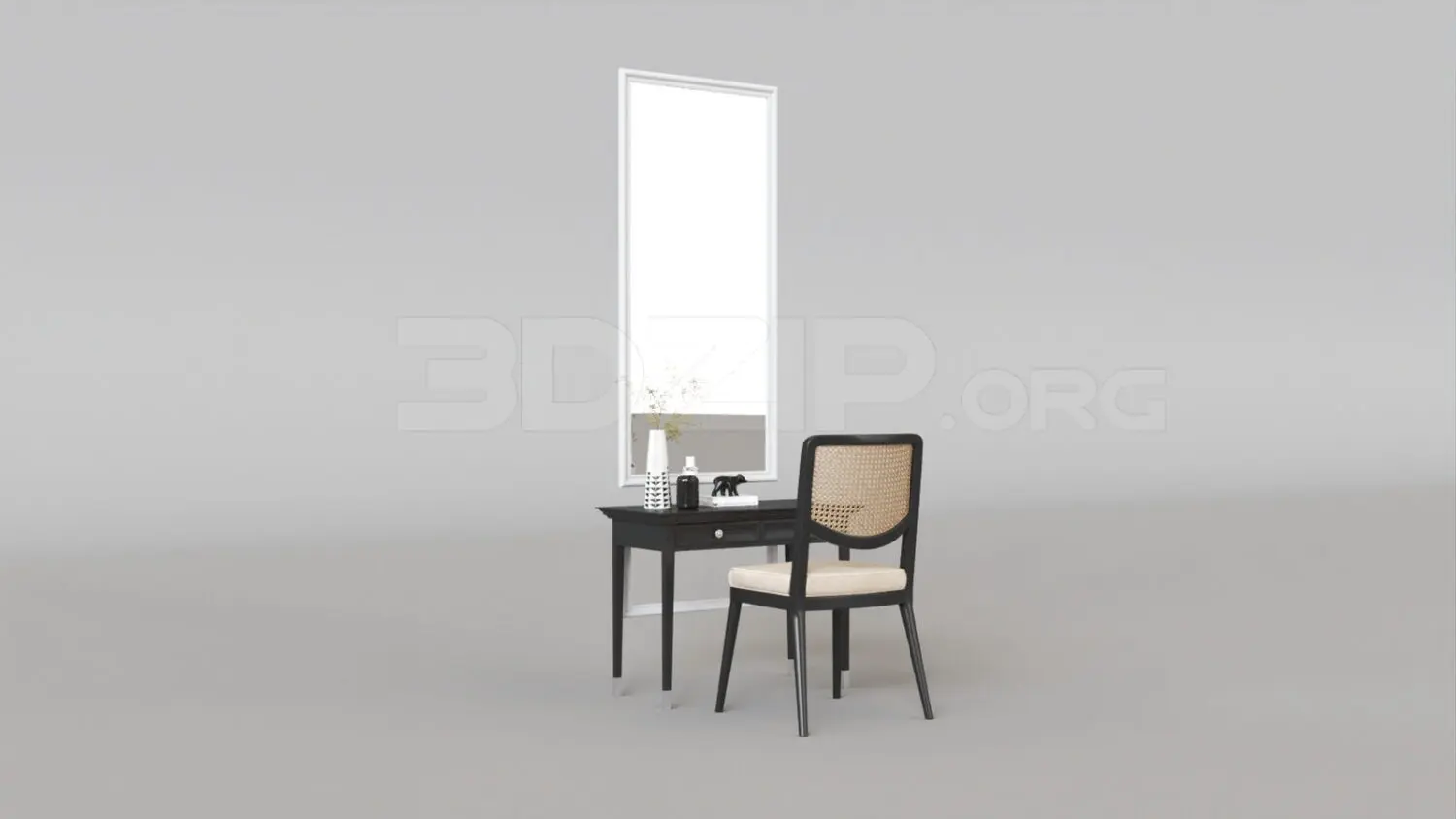 Dressing Table — preview 1 (3dzip, CC0)