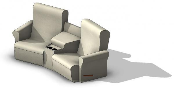 Home Theatre Seat - Double