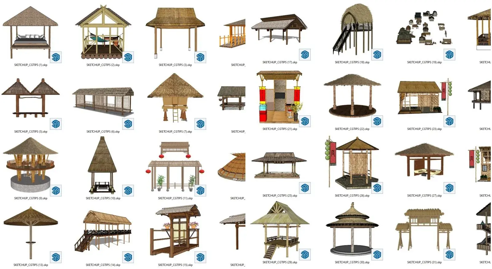 Chòi Nghỉ Mái Tranh Rest hut