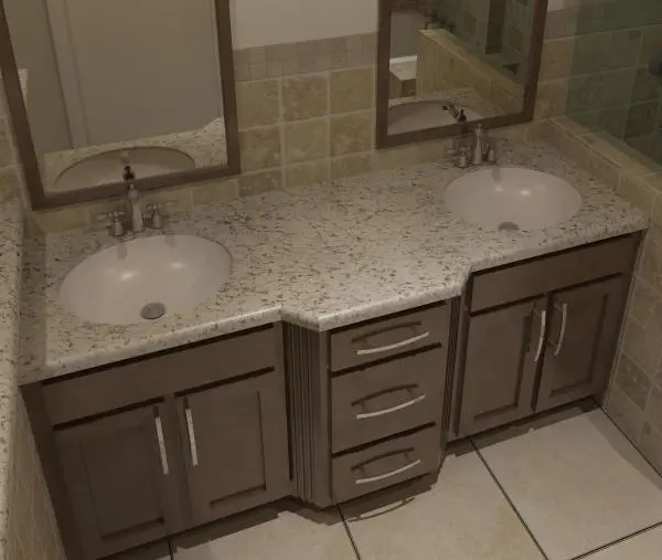 Undermount vanity sink