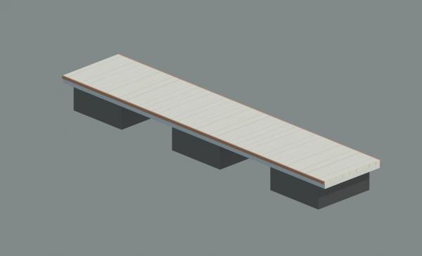 Floating pontoon