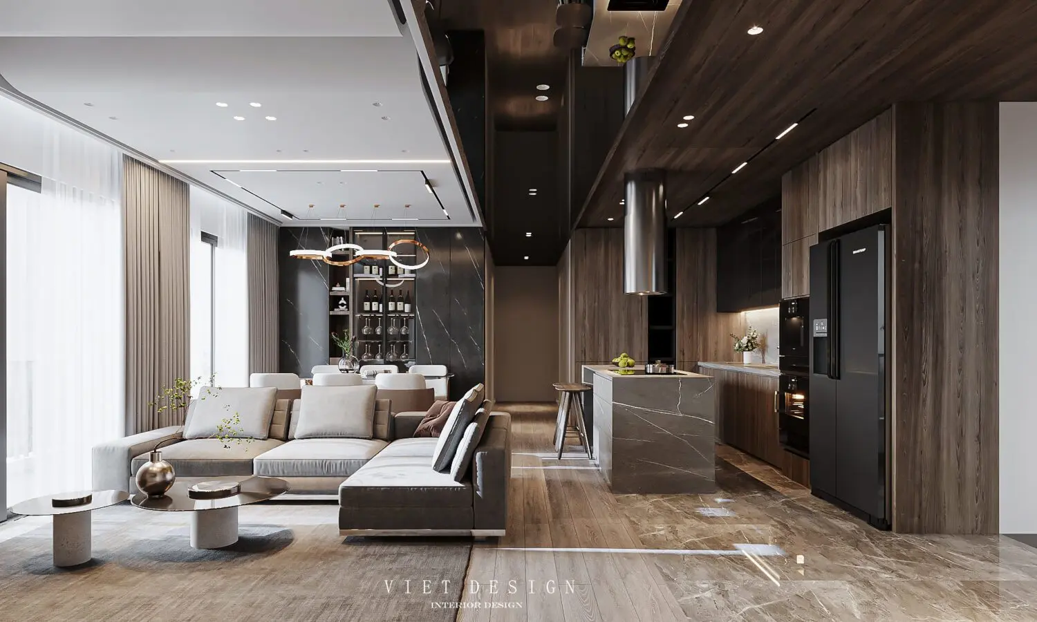 Furniture Set Livingroom — preview 1, by Quoc Quyen (3dzip)