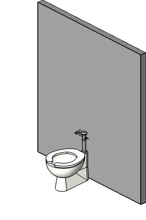 ADA Floor Mount Flush Valve Toilet