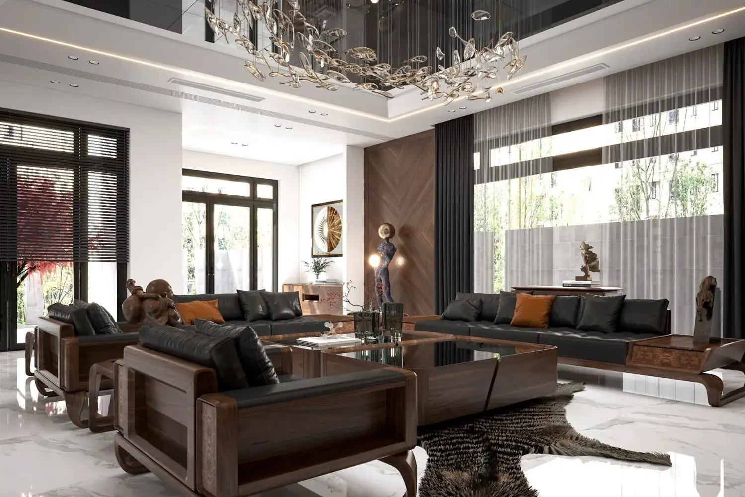 Living Room – Kitchen Interior