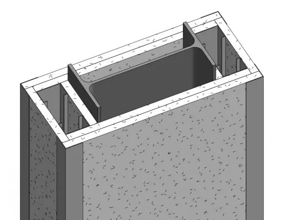 Fire rated column wrap