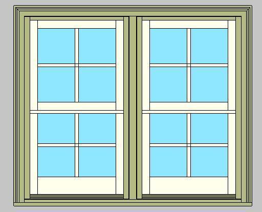 Kolbe Ultra Series Sterling Double Hung 2-Wide Units