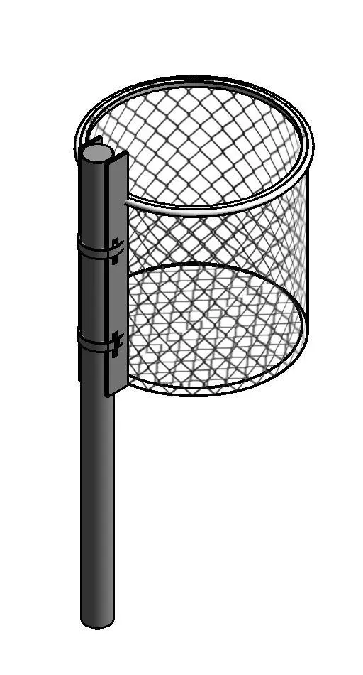 Hanging Waste bin — preview 1, by Darmmy (RevitCity, CC0)