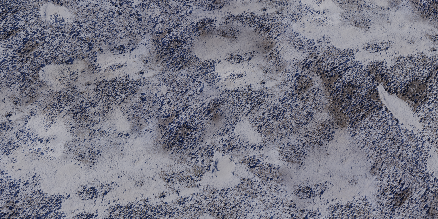 Snow Field Aerial