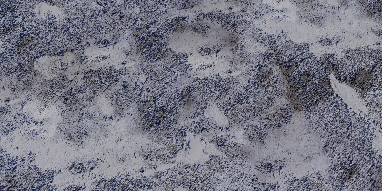 Snow Field Aerial