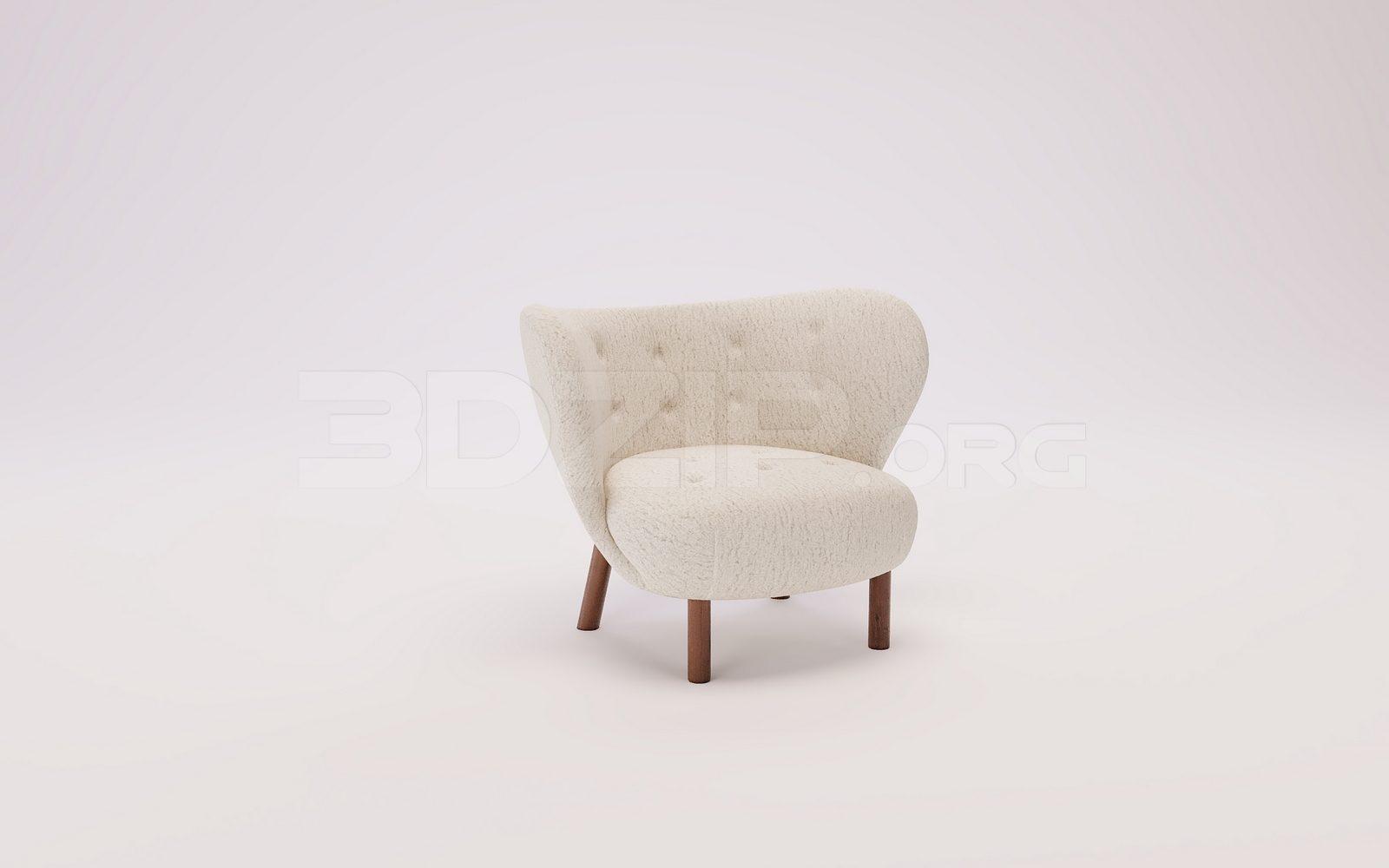 Chair 3D Model for Interior Projects