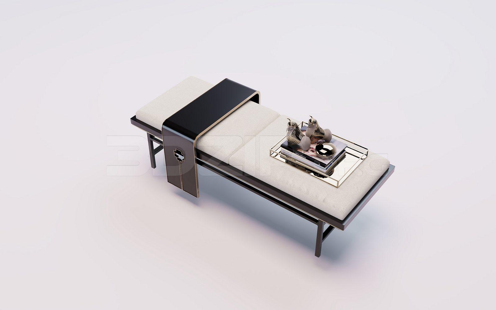 Bench — preview 1 (3dzip)
