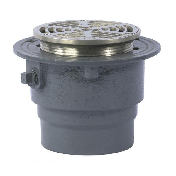 Floor Drain with Round Strainer - FD-200-curse