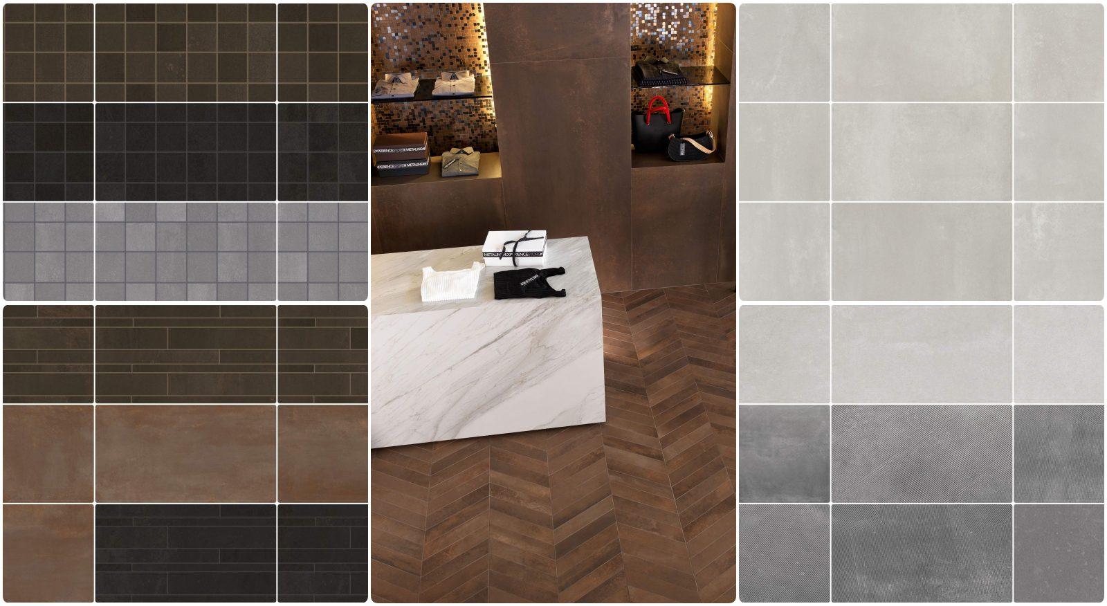 Subway Tile, Metal Tile & Concrete Texture Map