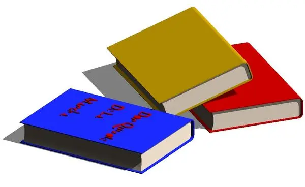 Books — preview 1, by omegarevit (RevitCity, CC0)