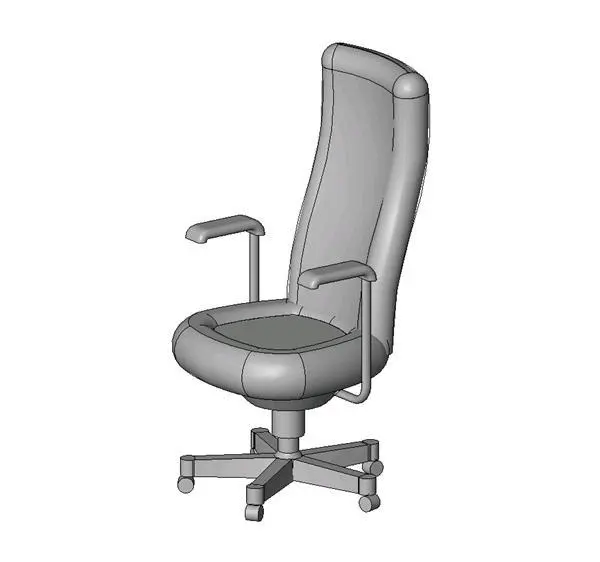 Boss_Chair — preview 1, by - (RevitCity, CC0)