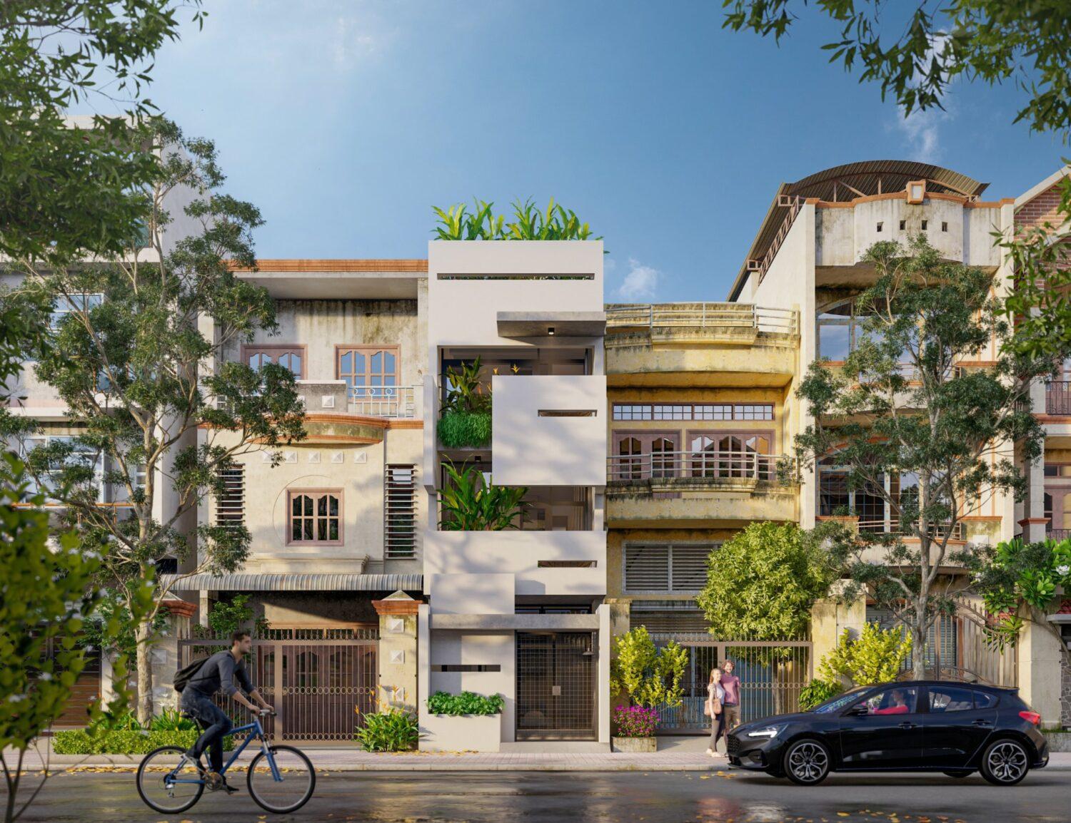 House Exterior Scene