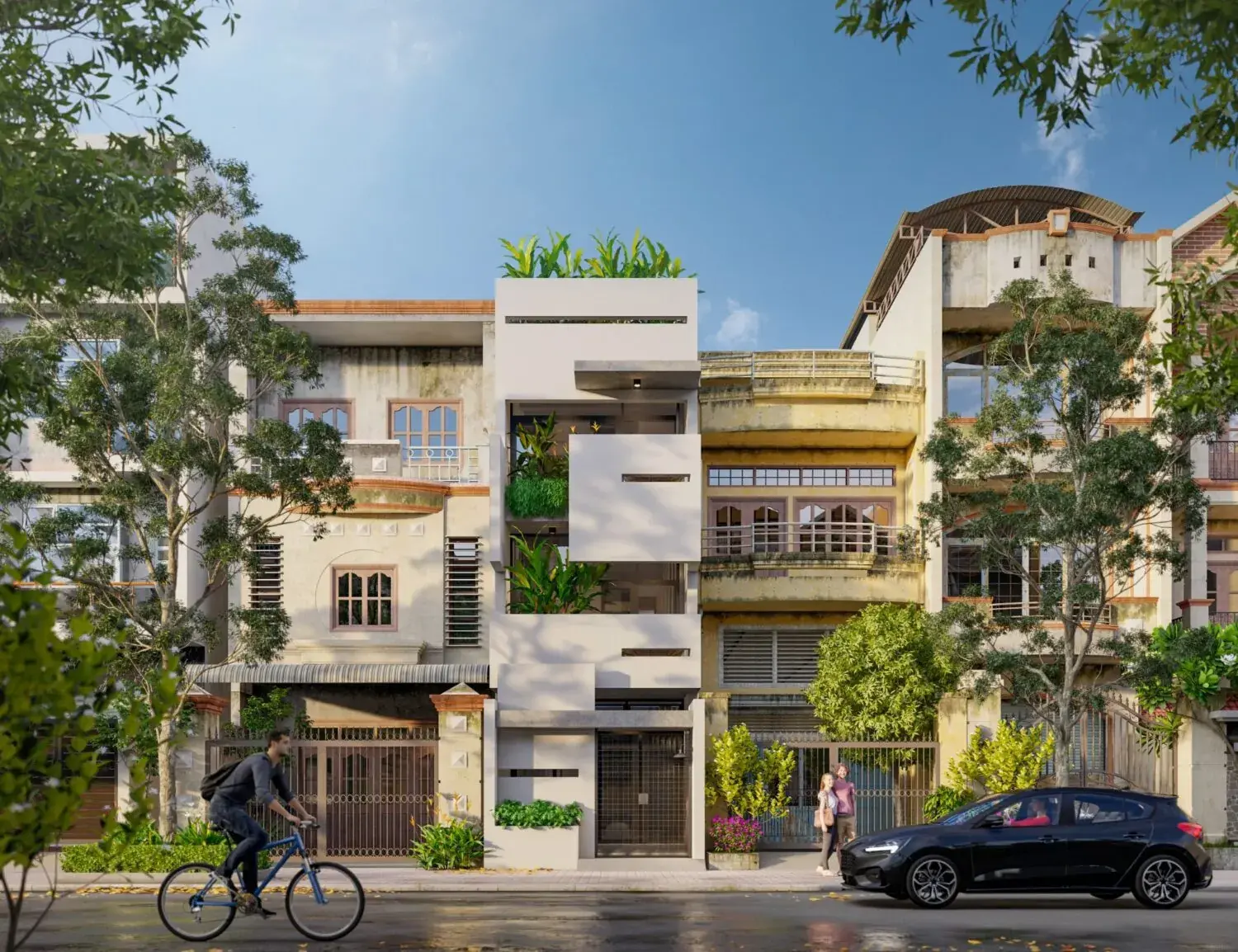 House Exterior Scene