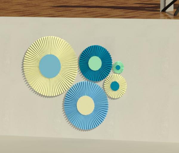 Leque de Papel - Paper Rosette