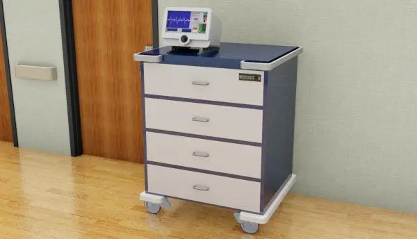 Crash Cart With Lifepak