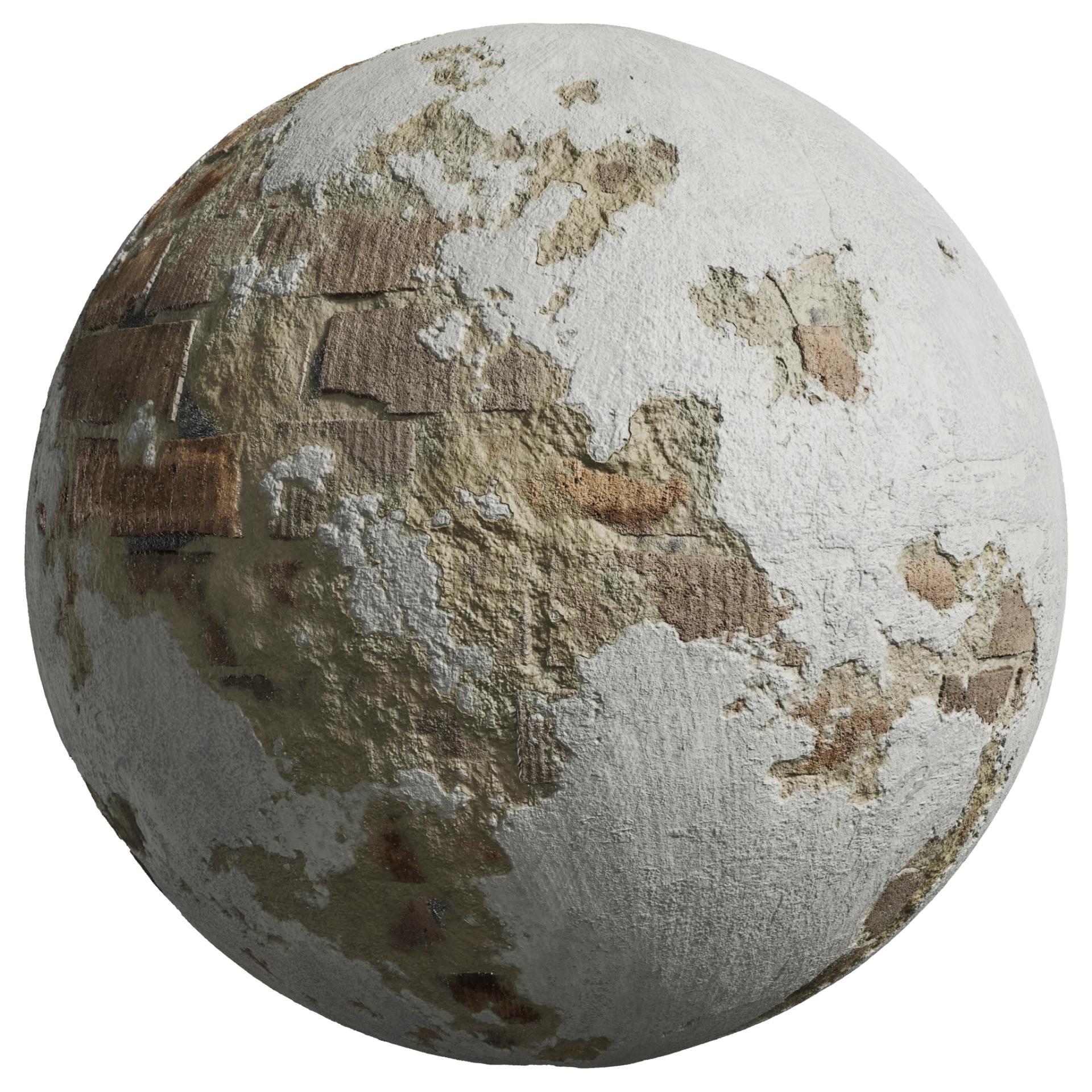 Painted Plaster 014
