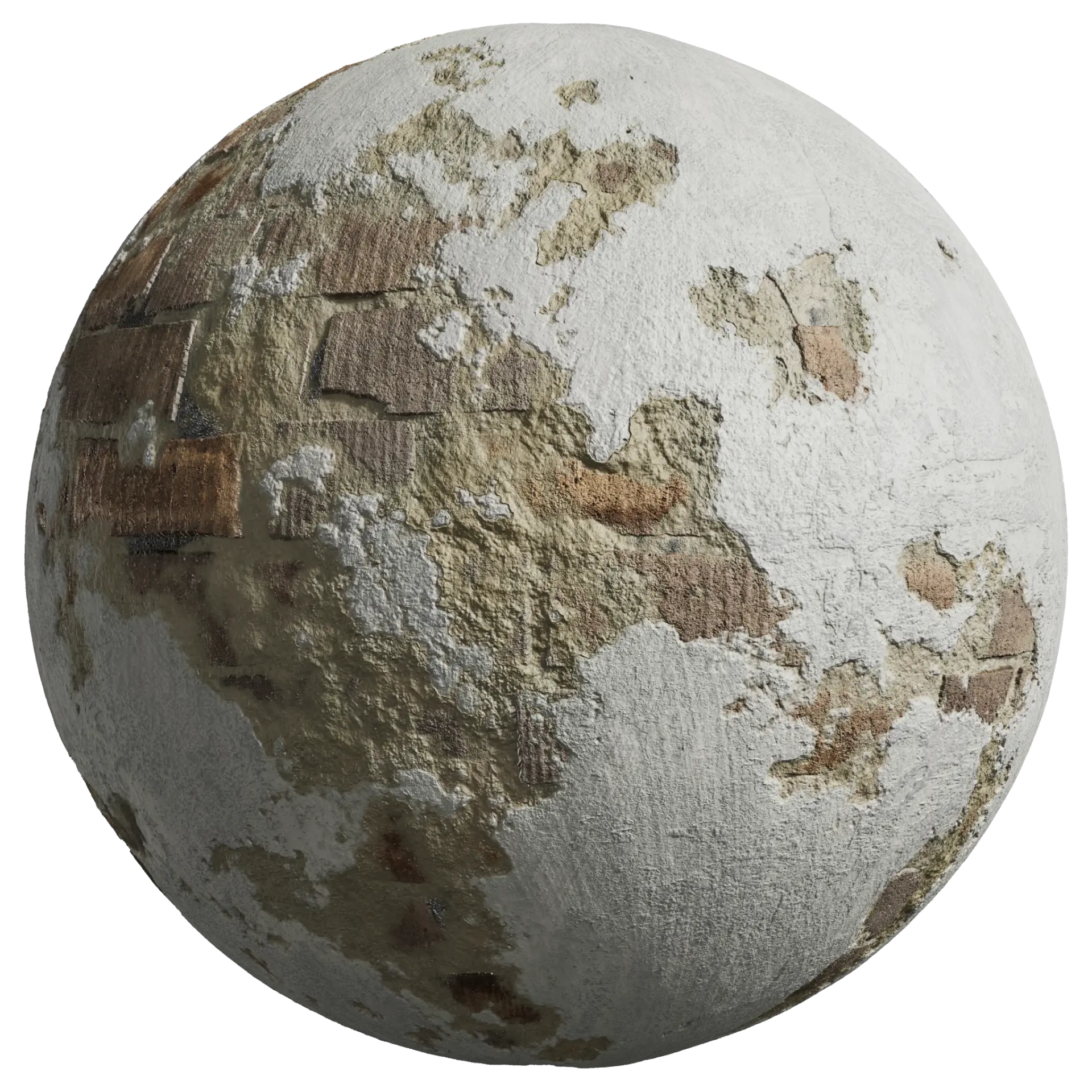 Painted Plaster 014