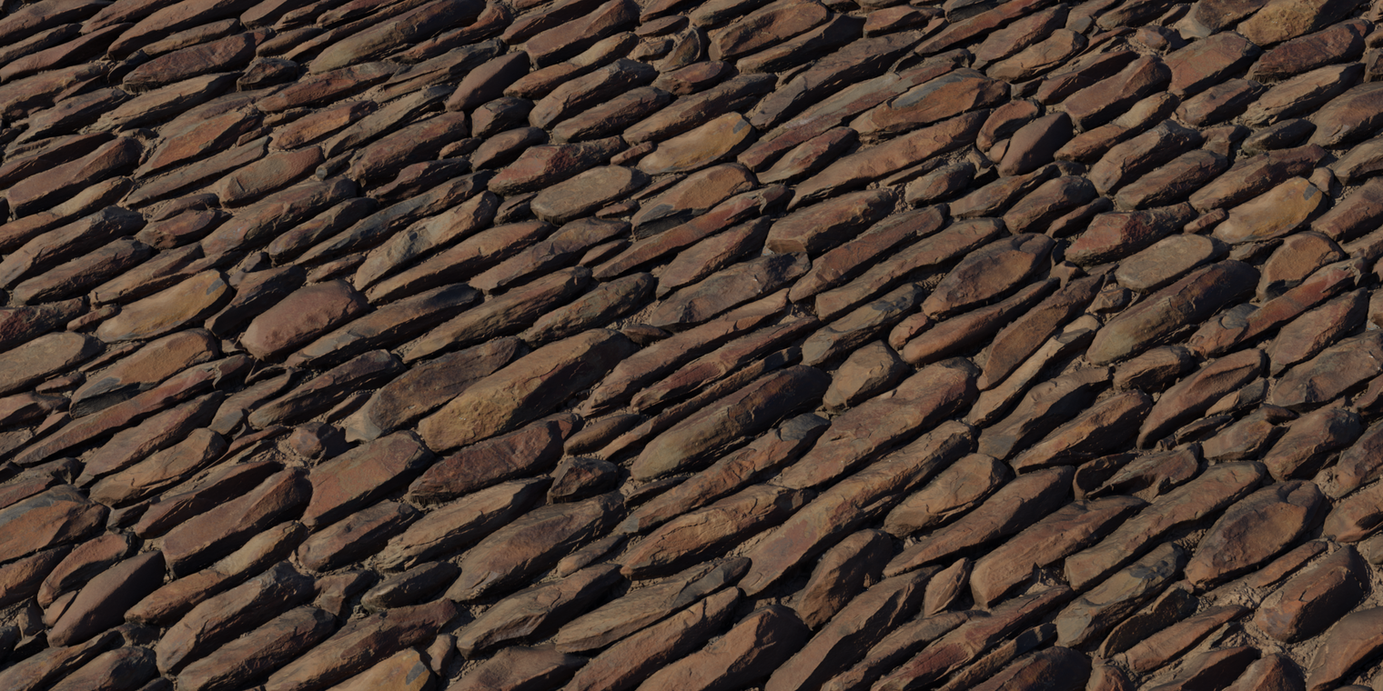 Stacked Stone Wall