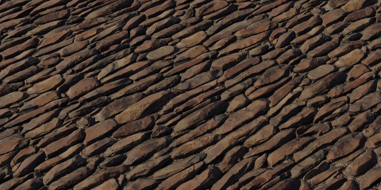 Stacked Stone Wall