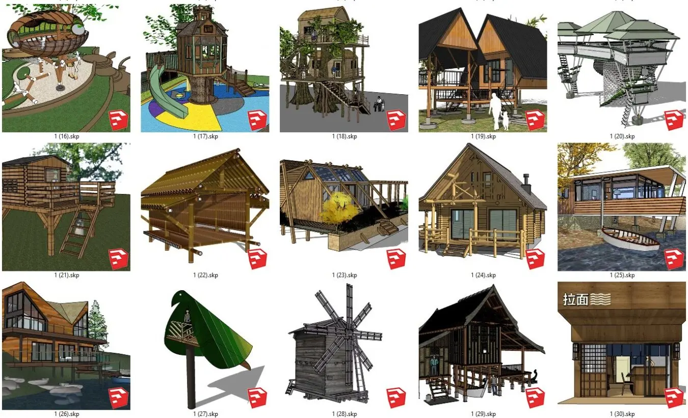 Wooden House — preview 1 (cgtips)