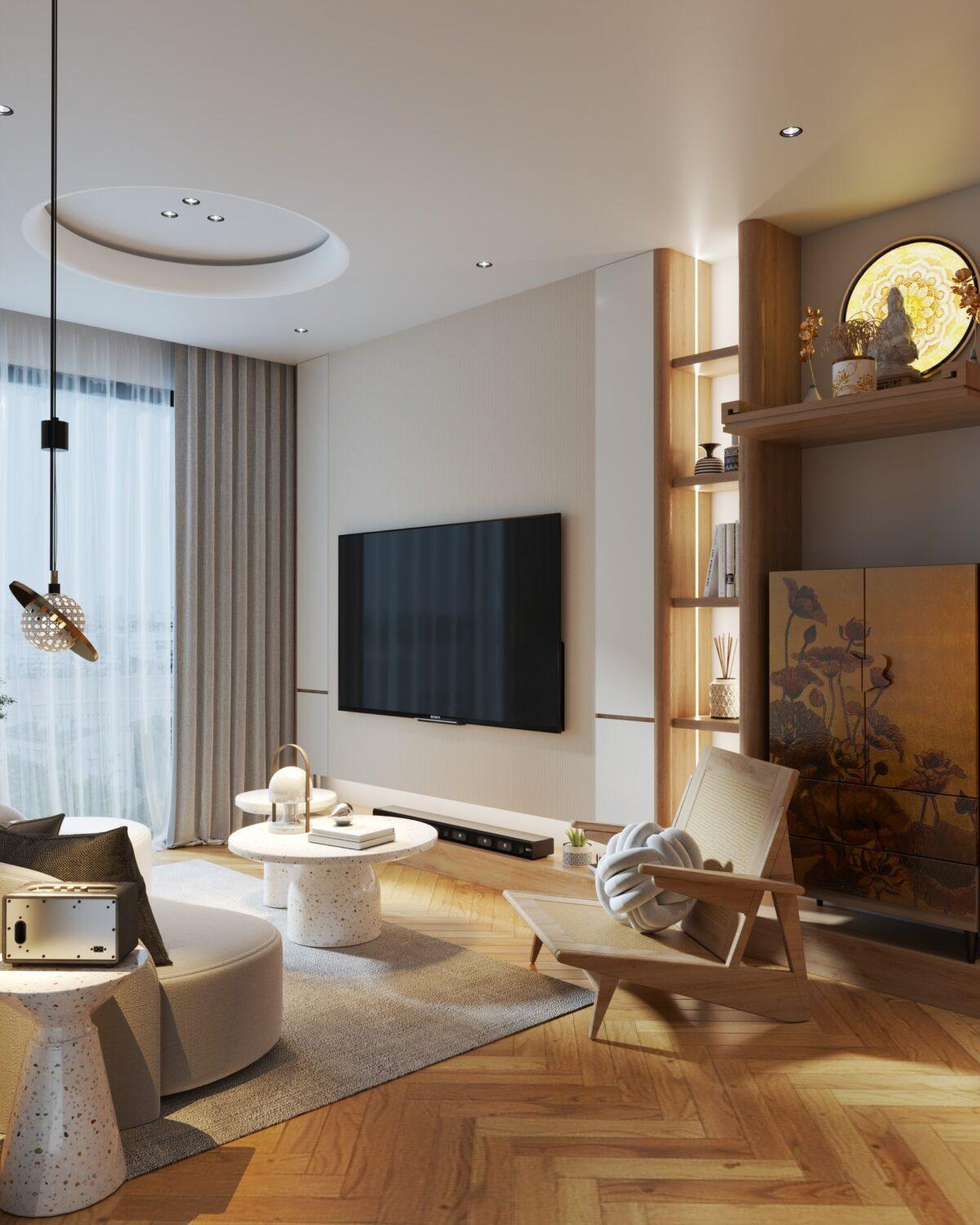 Living Room – Kitchen Interior