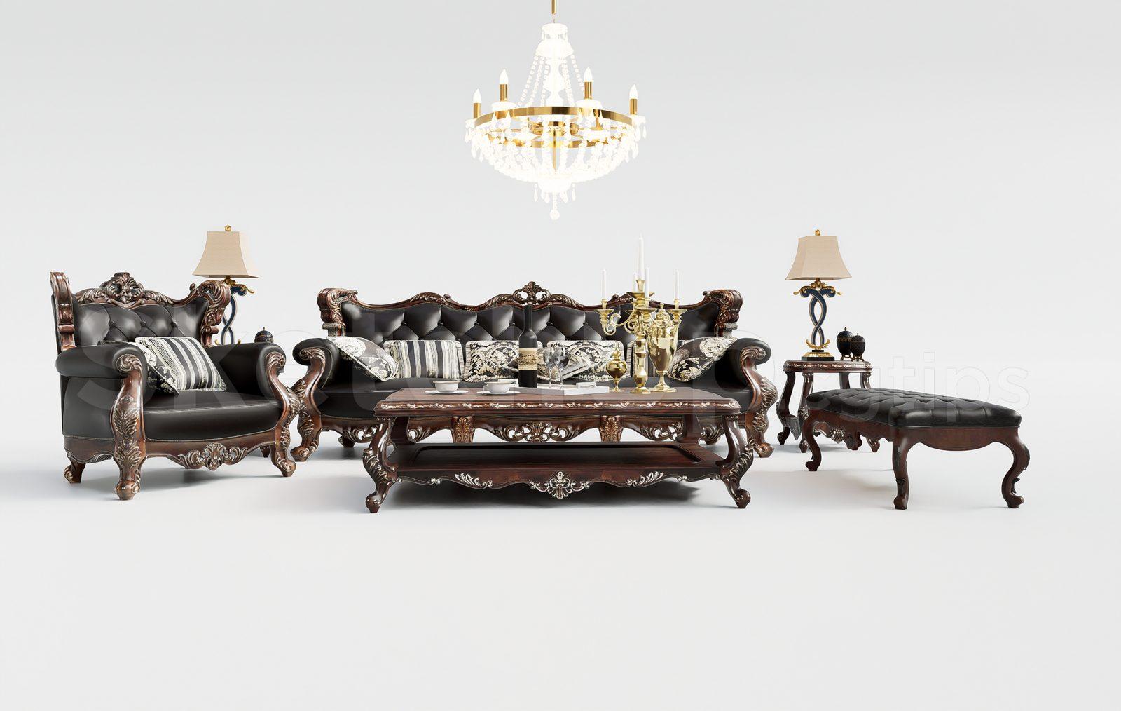 Neoclassical Sofa — preview 1 (cgtips)