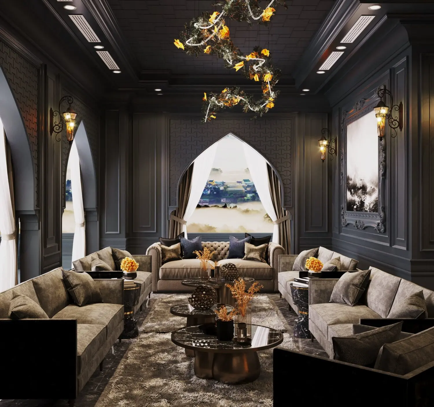 Living Room Interior — preview 1, by Tuan Dat (3dzip)