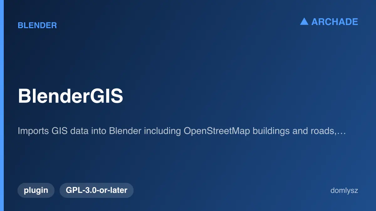 BlenderGIS