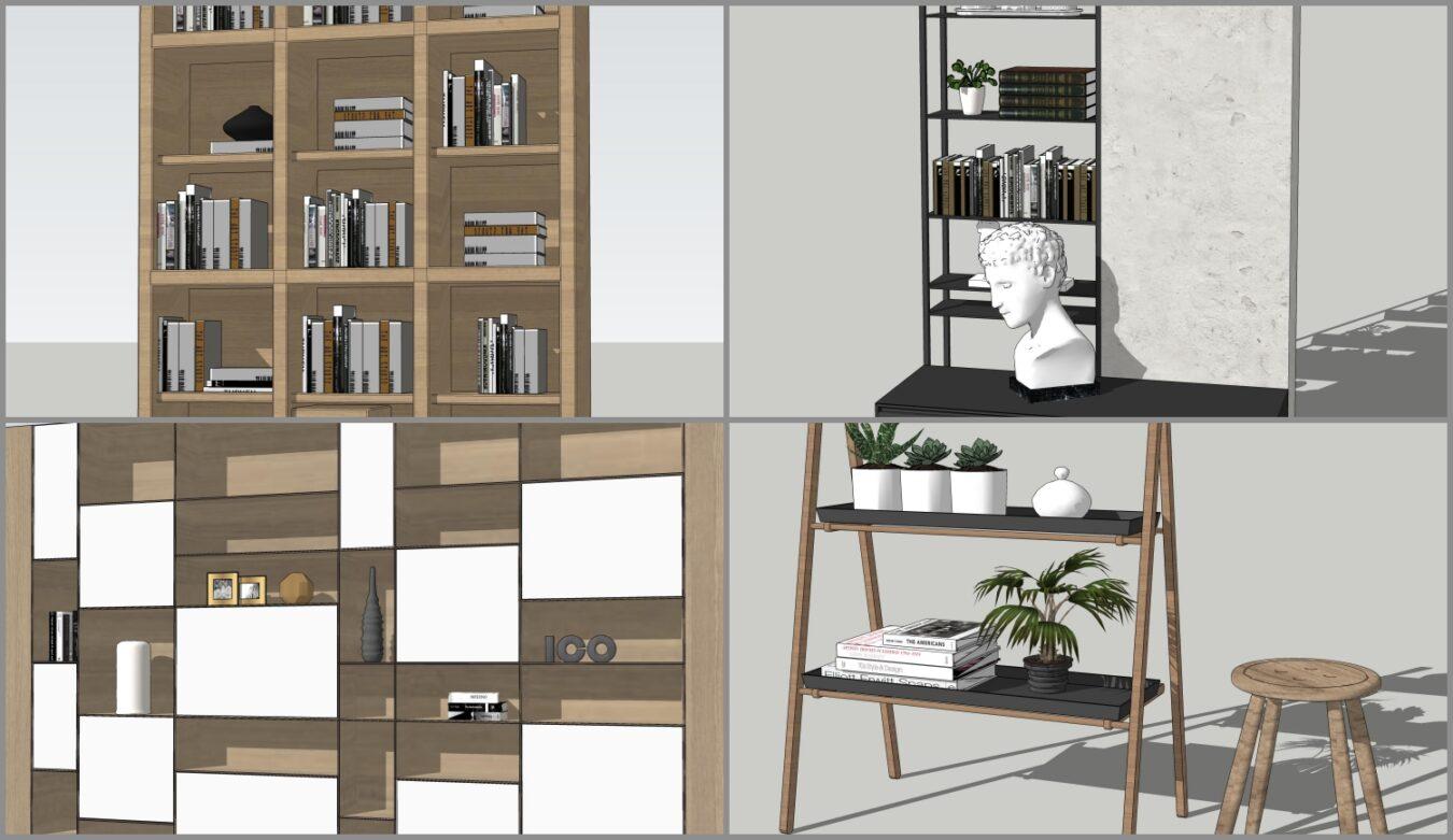 Combo Decorate Bookself