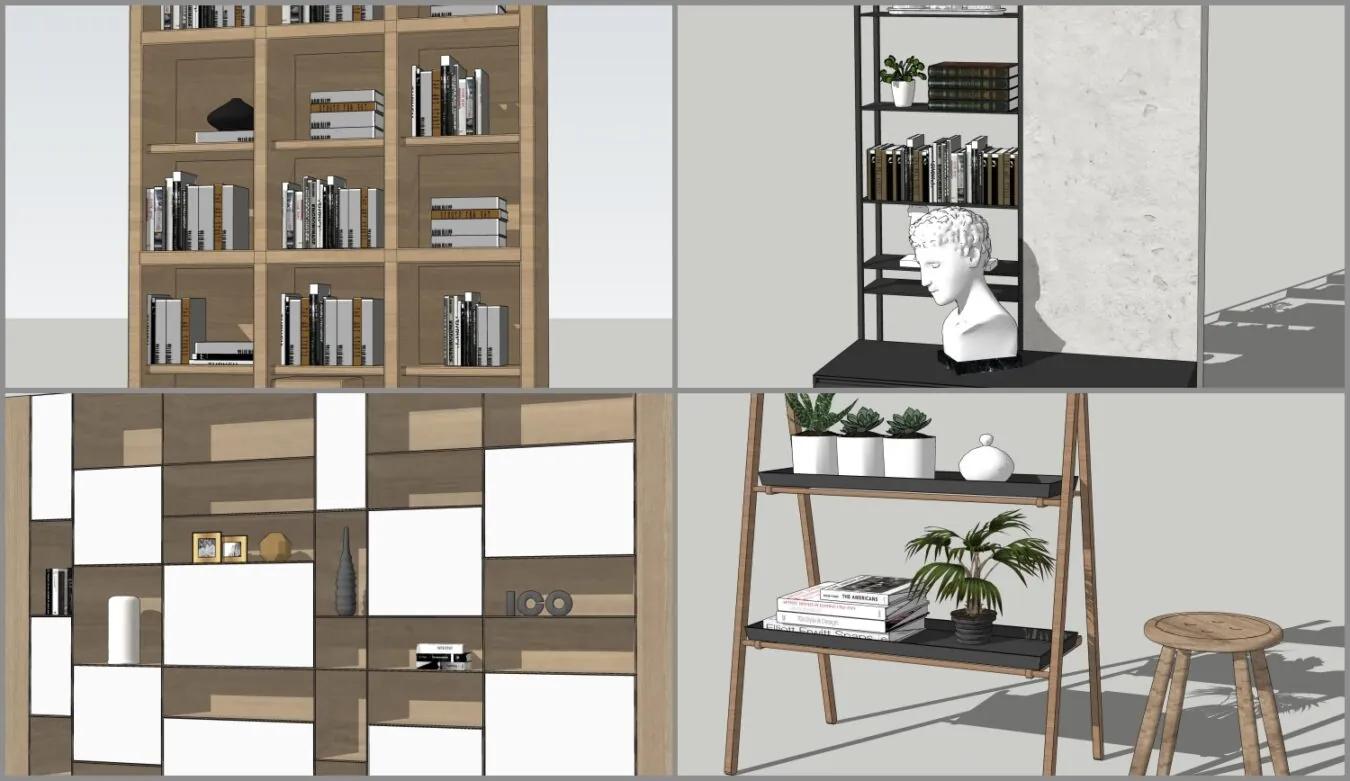 Combo Decorate Bookself
