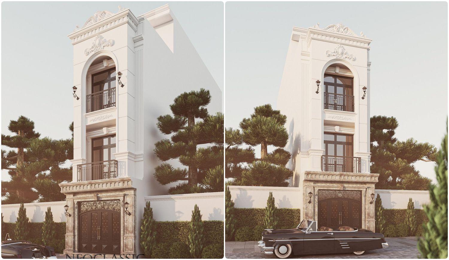 Neoclassical House Exterior