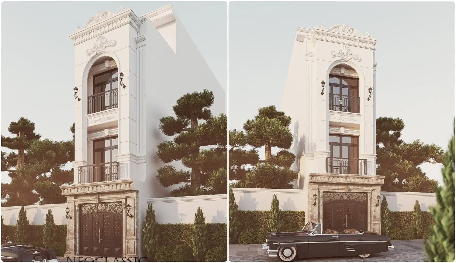 Neoclassical House Exterior