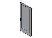 Curtain Wall Single Glass Al