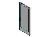 Curtain Wall Single Glass Al