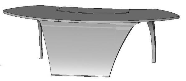 Luna Desk by Pininfarina