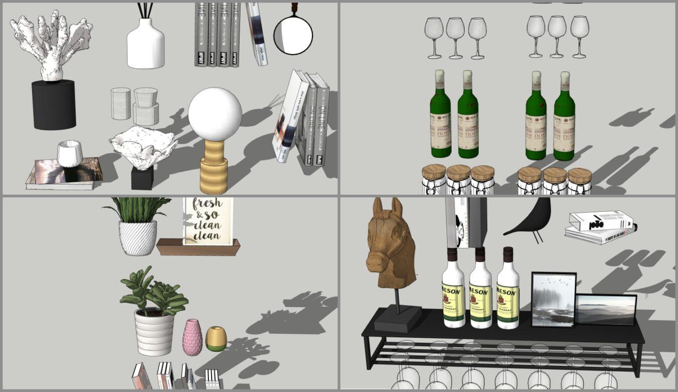 Combo Decor On Self