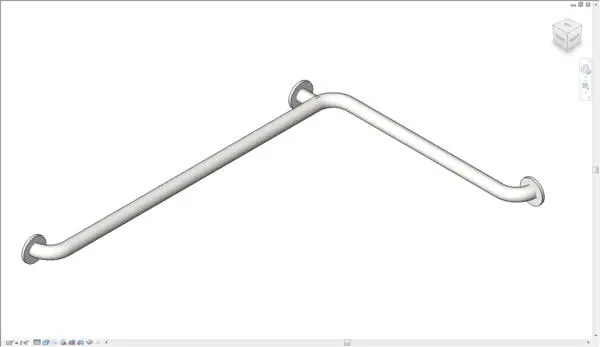 ADA Corner Grab Rail for Toilet