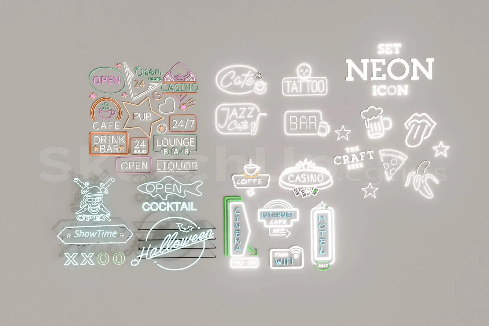 Neon Light Set